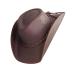 Hollywood Leather Cowboy Hat  Handcrafted 100% Fine Leather Hat by American Hat Makers  Breathable, System, Brown Brown Large