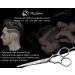 Glamified Glam Hairdressing Barber Hair Scissor for Professional Hairdressers Barbers Stainless Steel Hair Cutting Shears - for Salon Barbers Men Women Children and Adults - Buy Online on GoSupps.com
