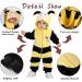 Doladola Unisex Baby Toddler Romper Jumpsuit Hooded Cartoon Sleepsuit 12-18 Months - Bee Design - Buy Online on GoSupps.com