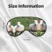 Sheep and Lambs Print Unisex Sleep Mask - Double-Sided Eye Mask for Sound Sleep & Skin Care | International Shipping - Buy Online on GoSupps.com