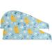 Yellow Chicken Flowers Hair Towel 2 Pack | Super Absorbent Quick Dry Hair Turbans for Women & Girls - Buy Online on GoSupps.com