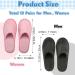 10 Pairs Disposable Home Slippers for Guests - Soft Washable Cotton Linen Spa Slippers Non-Slip & Breathable for Indoor Travel & Parties (Pink Gray - Buy Online on GoSupps.com