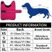 Buy Minezi Waterproof Dachshund Winter Jacket | Wool Lined & Adjustable Straps | Pink XS (31-32cm) | Warm Dog Clothing for Cold Weather - Buy Online on GoSupps.com