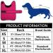 Shop Minezi Waterproof Dachshund Winter Jacket - Wool Lined Adjustable Pink - Ideal Dog Clothing for Medium Dogs (Back Length: 47-50cm) - Buy Online on GoSupps.com