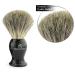 Premium Men's Shaving Set - Safety Razor & Badger Hair Brush for Luxurious Shaving Foam | The Body Tools - Buy Online on GoSupps.com