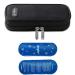 Vianber Insulin Travel Cooling Bag Diabetes Medical Cool Bag Isothermal Bag with 2 Ice Packs for Medication Cooler (Black)