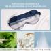 Buy 100% Natural Silk Eye Mask for Sleeping | Soft & Breathable Mulberry Silk Sleep Mask for Men & Women - Blue - Buy Online on GoSupps.com
