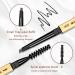 Dual-Sided Eyebrow Pencil - Fine Tip Brow Pen for Precise & Sweatproof Fills (03# Brown) - Buy Online on GoSupps.com