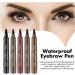 Beneathk Eyebrow Pen 2024 Upgraded Natural Brows Eyebrow Pen 3d Waterproof Microblading Eyebrow Pen 4 Fork Tip Eyebrow Pencil Waterproof Eyebrow Pen Microblading Effect. (Light Brown) - Buy Online on GoSupps.com
