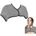 Varatikok 360-Degree Heated Neck Wrap | Thin Neck Heating Pillow | Washable Velvet Shoulder Heating Cushion | All-Year Relaxation - Light Gray L - Buy Online on GoSupps.com