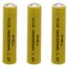 3x Exell AAA 1.2V 300mAh NiCD Flat Top Rechargeable Batteries for high power static applications (Telecoms UPS and Smart grid) electric mopeds meters radios RC devices electric tools