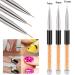 1 Piece Nail Polish Pen Set for Nail Art - Drawing Line and Dotting Tools - International Shipping Available - Buy Online on GoSupps.com