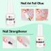 TOMICCA Nail Strengthener & Foil Glue - 2-in-1 Treatment for Thin Nails | Nail Art Transfer Glue - Buy Online on GoSupps.com