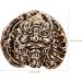 DEARMAMY Hand Exercise Walnut Ball - Vintage Brass & Copper Chinese Decor | Perfect for Fitness & Home Aesthetics - Buy Online on GoSupps.com