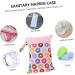 Fomiyes Women's Double Zip Storage Bag - Portable Tampon & Tapes Organizer | 2-Pack 35x23cm - Perfect for Travel & Home - Buy Online on GoSupps.com