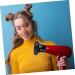 AUTSUPPL 1pc Hair Styling Hood Hair Dryer Cap Hair Care Product Hair Blower Accessory Hair Toppers Abs Black - Buy Online on GoSupps.com