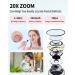 Blackhead Remover Tool Kit with Camera | Stainless Steel Pimple Popper Extractor for Blemish, Whitehead, Comedone, Zit, Acne | Pink - Buy Online on GoSupps.com