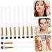 OHPHCALL 10pcs Makeup Brush Eye for Makeup Small Eyeshadow Brush Eye Brush for Eyeshadow White Wooden Handle - Buy Online on GoSupps.com