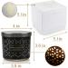 Lavender and Wood 3 Wick 14 oz Soy Wax Candle with Essential Oils - Home Fragrance Gift Set for Her - Up to 75 Hours of Aromatherapy - Buy Online on GoSupps.com