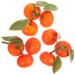 Zerodeko 3pcs Simulation Sugar Orange Plastic Fruit Decor Orange Model House Decorations for Home Artificial Orange Home D cor Playhouse Toy Photo Prop Household Showcase Foam