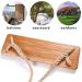 Elm Wood Tree Swing Seat for Children and Adults - Indoor & Outdoor Garden Swing - 24x8 Inch - Buy Online on GoSupps.com