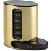 Daily Pill Organizer - (4 Times a Day) Stackable Medication Reminder - Premium Weekly AM/PM Pill Box with 7 Daily Stackable Trays and Medicine Organizer for Vitamins, Fish Oils and Supplements, Gold