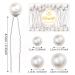 Kiiwah 32-Piece U-Shaped Hair Jewelry with Pearls - Elegant Hair Accessories for Brides & Parties | 4 Sizes Available - Silver - Buy Online on GoSupps.com