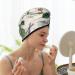 Vintage Flower Hair Towel Wrap - Quick Drying Towel Turban for Effortless Hair Care - Buy Online on GoSupps.com