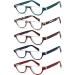EYEURL Half Frame Reading Glasses for Women-5 Pack Blue Light Blocking Glasses Fashion Rimless Computer Readers for Women Anti UV Ray Eyeglasses with Spring Hinges 2.0 5pairs-mix 2.0 x