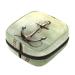 Menstruation pad bag with zipper women's napkin bag tampons collective bags for women and girls (retro anchor) color 1