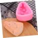 MAGICLULU Soap Mold Triangle Mold Sushi Mold Maker Capacillos para Cupcake Silicone Baking Molds Silicone Cheese Mold Cookie Mold Silicone Candy Mold Cakes Chocolate France 3D Pink - Buy Online on GoSupps.com