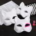 Buy Luxshiny 15-Piece DIY White Cat Masks with Straps | Paintable Masquerade Masks for Party Fun - International Shipping Available - Buy Online on GoSupps.com
