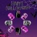 Halloween Nails Short | Short Fake Nails Manicure Charm | Bat Spider Ghost False Nails Halloween Nail Design Nail Art Stickers Nail Halloween Decorations - Buy Online on GoSupps.com