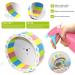 Silent Hamster Wheel Toy Wood-imitated Hamster Running Wheel Exercise Wheel Non Slip Spinner Hamster Cage Accessories for Syrian Hamster Gerbils S Size 5.5 Inches Polyester Plastic - Buy Online on GoSupps.com