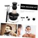 Beaupretty 4pcs Pogonotomy Tool Set - Men's Beard Razor Travel Barber Shaving Cup Stainless Steel Brush & Bowl for Smooth Shaving - Buy Online on GoSupps.com