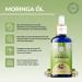 Lebbio Moringa Oil 100% Cold Pressed & Pure - Moringa Oleifera - First Pressure - Sun Mature Oleifera Seeds Vegan Skin Care Oil - Unrefined & Long Lasting  - Buy Online on GoSupps.com
