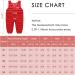Maeau Baby Snow Ski Bib Pants | Toddler Winter Windproof Snowsuit Bottoms | Tag 80/6M | A-red - Buy Online on GoSupps.com