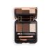Makeup Revolution Eyebrow Kit - Vegan & Cruelty-Free Brow Palette for Perfect Brows (Dark 0.077oz/2.2g) - Buy Online on GoSupps.com