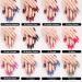 REDNEE Nail Dip Powder Starter Kit 12 Colors with Gel Liquid Set and Manicure Tools - Party & Starry Color Blue, Purple, Red - RE11 - Buy Online on GoSupps.com