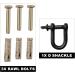 Buy AQF Steel Boxing Bag Wall Bracket with D-Shackle - Ideal for MMA & Muay Thai Training | Fitness Equipment for Home Use - Buy Online on GoSupps.com
