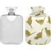 NAANLE Leopard Pattern Hot Water Bottle 2L | Cat Motif | Large for Bed & Heat Therapy | Transparent | Cold & Hot Use - Buy Online on GoSupps.com
