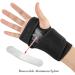 Regain R1 Carpal Tunnel Wrist Brace with Removable Splint - Adjustable Support Wrap for Right Hand - Universal Size - Buy Online on GoSupps.com