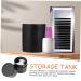 IWOWHERO Glue Storage Tank Tech Eyelash Glue Canister Eyelash Glue Storage Jar Grafting Eyelash Glue Sealed Jar Eyelash Grafting Glue Container Lash Tools Cosmetic Eyelash Tool Pp 8.2x7x7cm Black - Buy Online on GoSupps.com