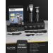 Professional Cordless Hair Clippers & Trimmer for Men - Rechargeable Grooming Kit with LCD Display, Self Haircut Head Shaver - Black - Buy Online on GoSupps.com