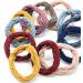 Seamless Hair Ties 20 Pieces Thick Elastic Hair Bands Ponytail Band Holders for Women Girls Multicolor - Buy Online on GoSupps.com