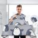 Waterproof Barber Cape - Unisex Hair Cutting Bib with Penguin Fish & Cheetah Prints for Men | Shop Internationally - Buy Online on GoSupps.com