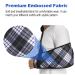 Plaid Arm Sling - Soft Embossed Fabric Shoulder Immobilizer for Shoulder Injury Removable Strap Medical Arm Sling for Men & Women - Black - Buy Online on GoSupps.com