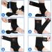 Sinvic Ankle Brace 2PCS - Adjustable Compression Wrap for Men & Women - Breathable Support for Ankle Protection - Medium Classic Black - Buy Online on GoSupps.com