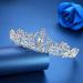 Tiara Crown Crystal Rhinestone Bridal Princess Headband with Comb for Women Bridal Party Wedding Birthdays Anniversaries - Buy Online on GoSupps.com