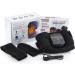Knee Massager with Heat and Vibration - Arthritis Relief Heating Pad with Massage | 1pc Black - Buy Online on GoSupps.com